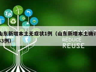 山东新增本土无症状1例（山东新增本土确诊53例）